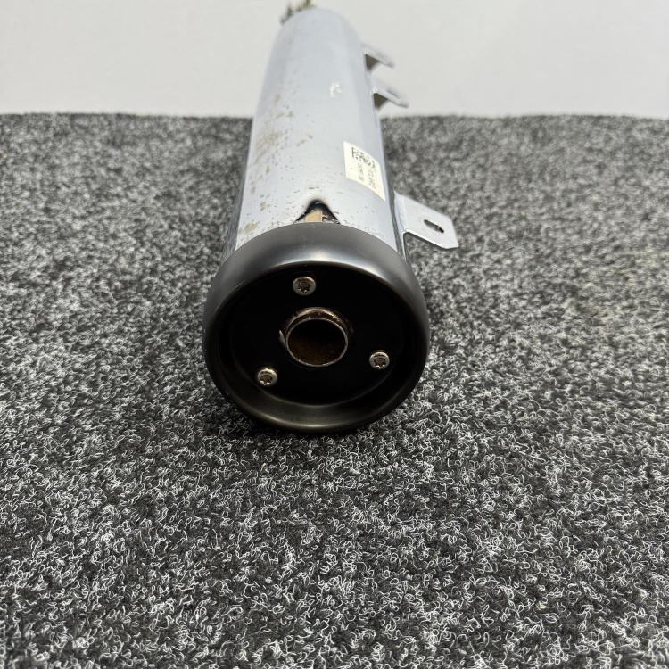 Indian Scout Lower Chrome Silencer with Black Tip